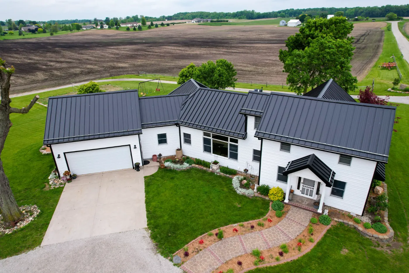 Commercial roof inspection documented in Otterbein